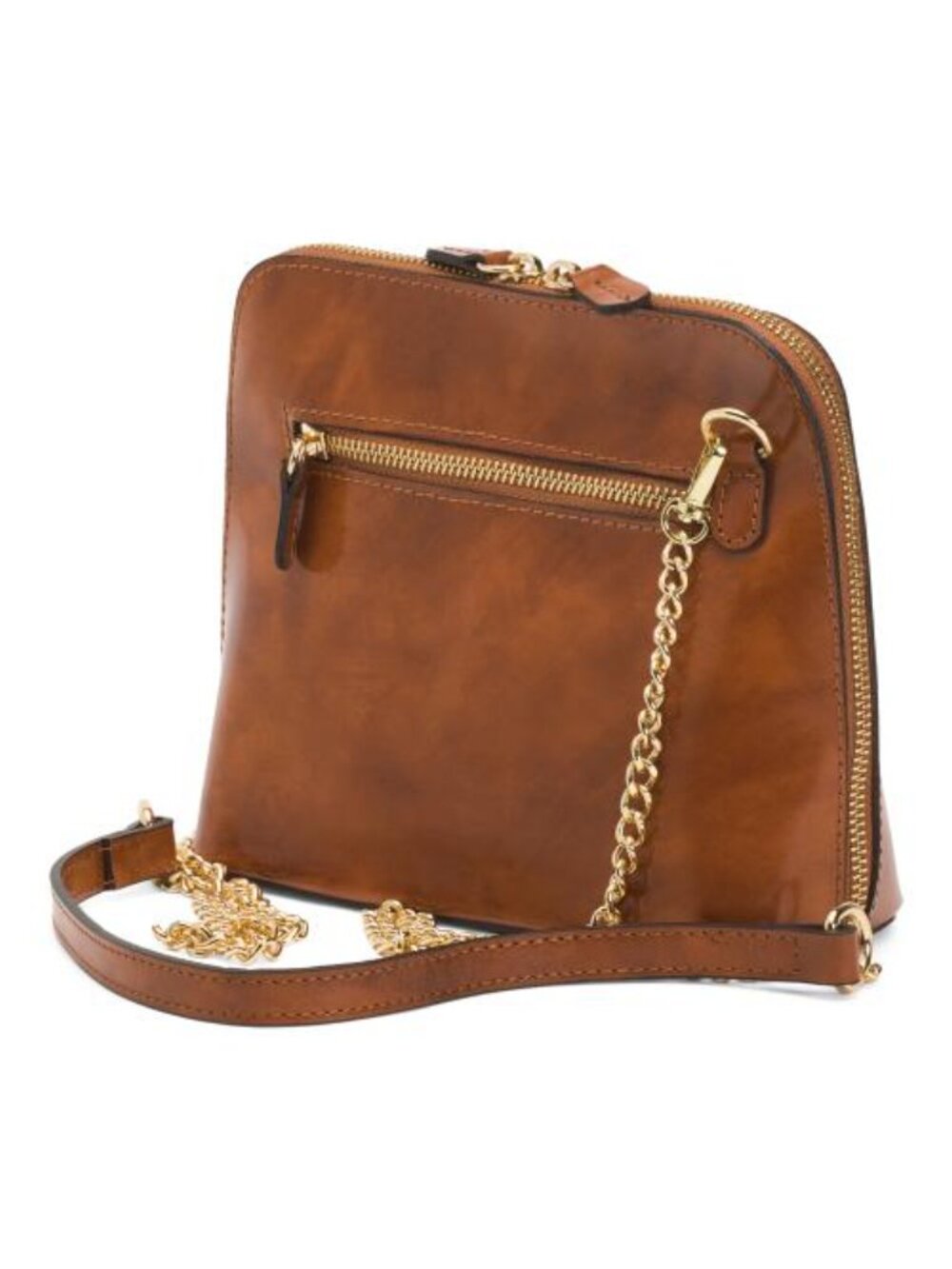 PRATESI Made In Italy Leather Dome Crossbody - Picture 3 of 4